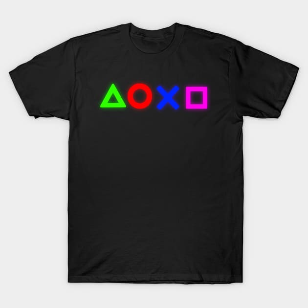 Controller Buttons T-Shirt by PH-Design